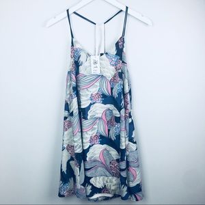 Floral Tropical Tunic Tank Dress